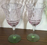 Set of Assorted Vintage Stemmed Glass Goblets - thumbnail 4 of 6
