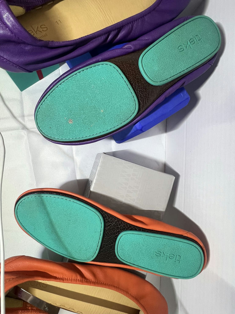 Tieks by Gavrieli Ballet Flats in Purple and Orange - image 6 of 9