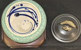 Set of Three Ceramic Lidded Containers with Wooden Bases - thumbnail 7 of 7