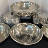 Metal Mixing Bowls and Stock Pots with Lids - thumbnail 1 of 5