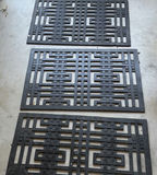 Set of Three Black Geometric Decorative Door Mats - thumbnail 2 of 4