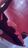 Chanel Dark Red Leather Wallet Purse with Box - thumbnail 5 of 5