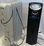 DeLonghi SafeHeat Oil-Filled Radiator Heater and Therapure Air Purifier - thumbnail 1 of 5