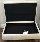 Storage Ottoman with Decorative Pillows and Throw Blanket - thumbnail 2 of 5