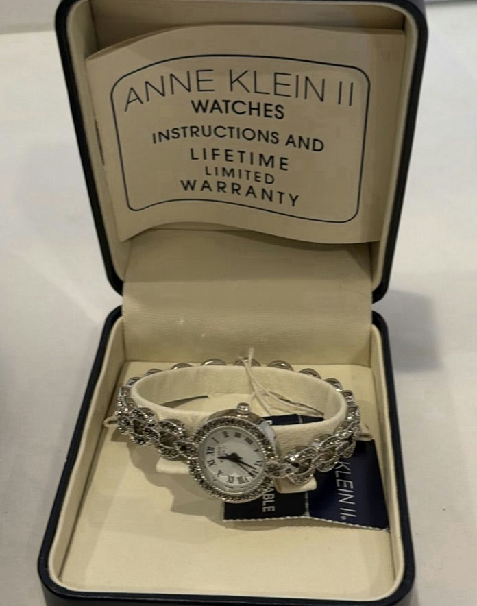 Decorative Ceramic Plate and Anne Klein II Wristwatch - image 4 of 7