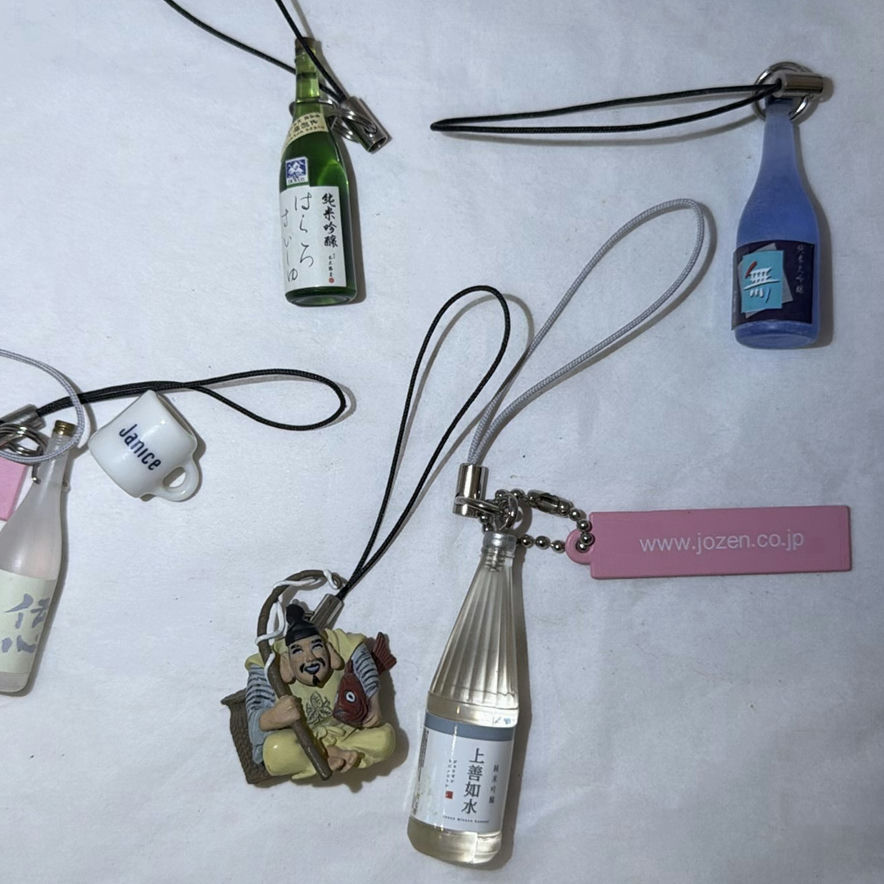 Assorted Mini Bottle Charms, Ornament, Bead Necklaces, and Decorative Items - image 4 of 8