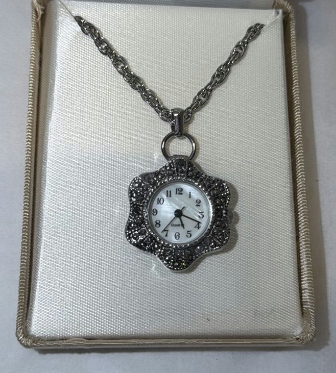 Jennifer Moore Necklace Watch and Assorted Earrings - image 4 of 6