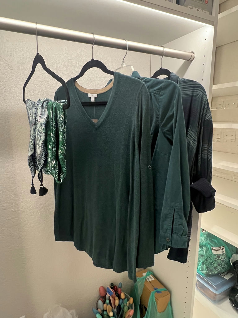 Women's Green and Plaid Clothing Assortment - image 1 of 5