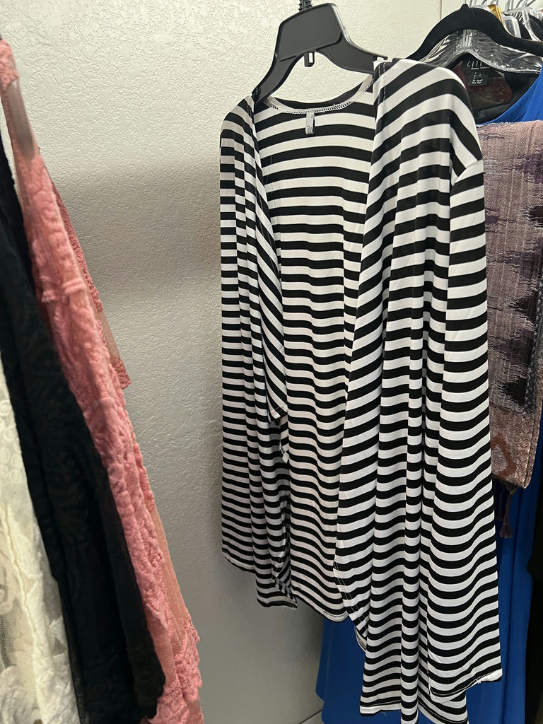Assorted Lace Cardigans and Striped Cover-Up - image 7 of 7