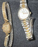 Assorted Wristwatches, Necklace, Earrings, and Jewelry Pieces - thumbnail 4 of 8