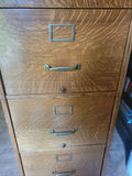 Antique Wooden File Cabinet - thumbnail 5 of 12