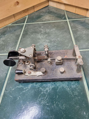 Telegraph Morse Code Key - Image 1 of 6