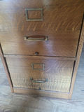 Antique Wooden File Cabinet - thumbnail 6 of 12