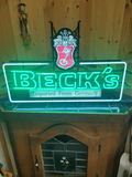 Becks Beer Neon Sign - thumbnail 1 of 11