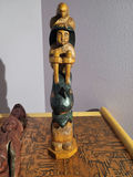Awesome Native Carved Cedar - thumbnail 2 of 10