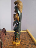 Awesome Native Carved Cedar - thumbnail 4 of 10