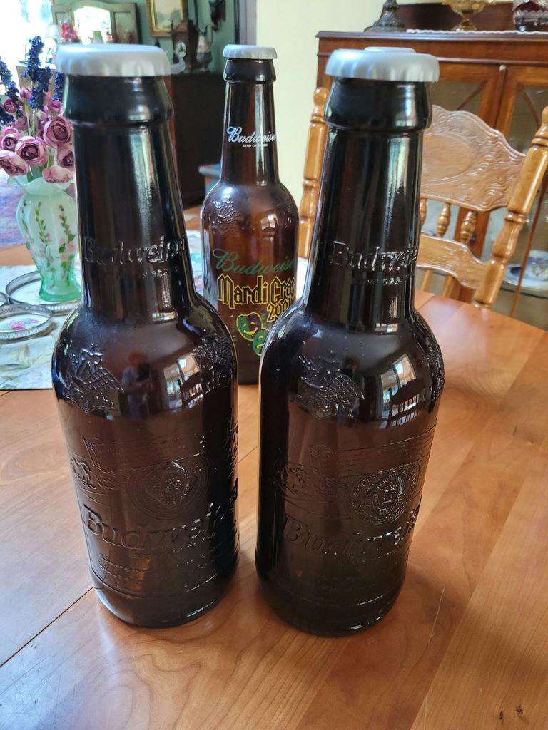 Budweiser Promotional 64 Oz. Beer Bottles. - image 7 of 9