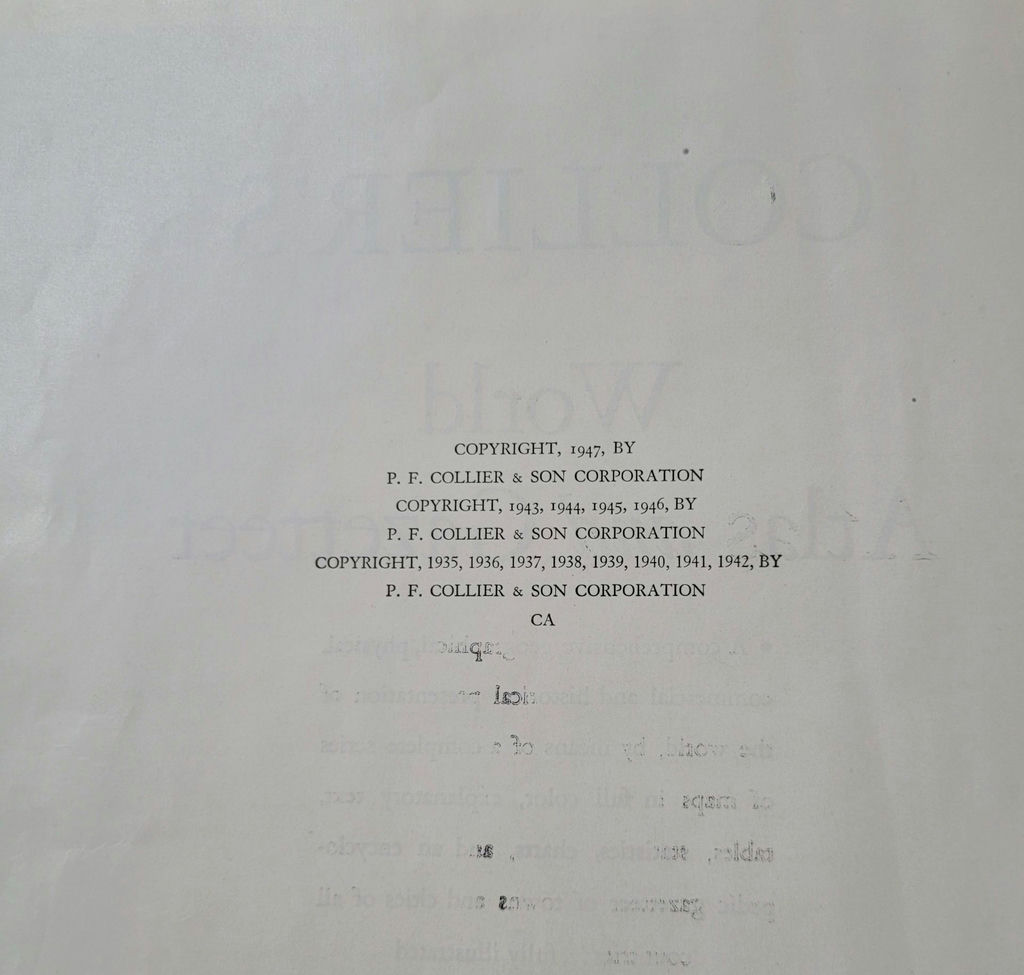 Colliers World Atlas Books. - image 6 of 8