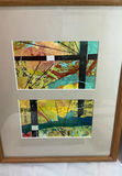 3 Mixed Media Wall Art By Anne Schneider. 1 small water color by KT - thumbnail 2 of 9