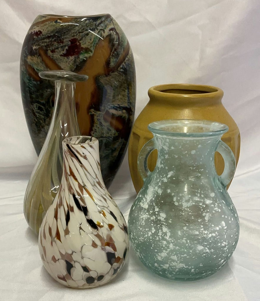Assorted Decorative Glass and Ceramic Vases - image 1 of 5