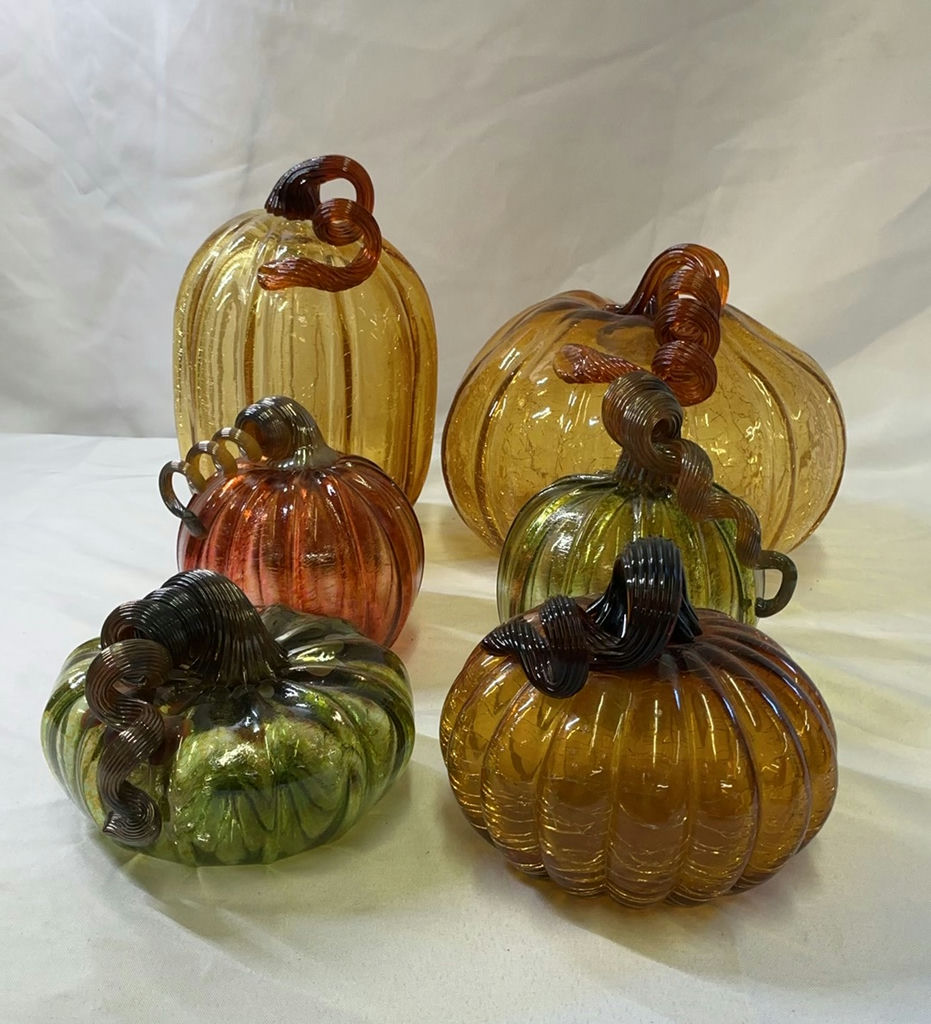 Glass Pumpkins - image 1 of 3