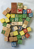 Children's Shoes, Wooden Alphabet Blocks, and Small Figurine - thumbnail 3 of 3