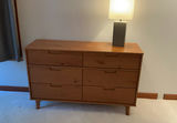 MCM Walker Edison Wood Dresser, Lamp. - thumbnail 1 of 8