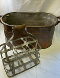 Vintage Wash Tub And Milk Carrier - thumbnail 1 of 6