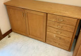 Large Oak Craft Or Workshop Cabinet - thumbnail 1 of 5