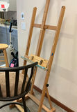 Wood Easel, Artist’s Stool - thumbnail 3 of 4
