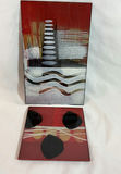 Two Small Wall Art Glass By Kate Dwyer - thumbnail 1 of 5