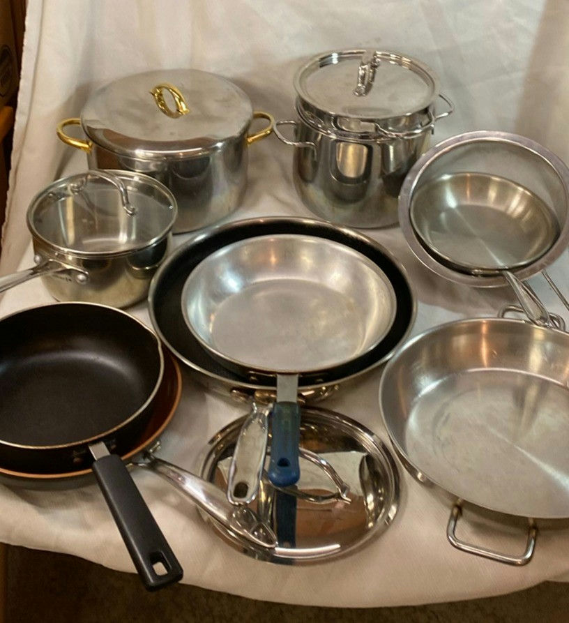Assorted Stainless Steel Cookware Set - image 1 of 25