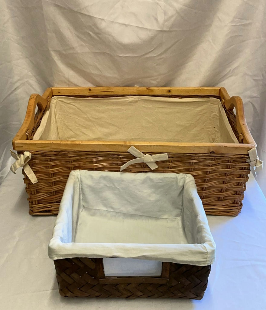 Fabric Lined Baskets - image 2 of 4