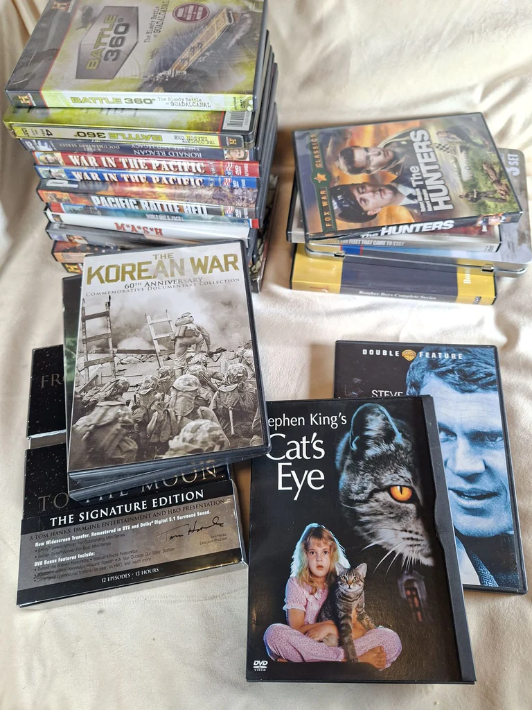 Collection Of 20 DVDS Mixed, Many War Ones! - image 3 of 4