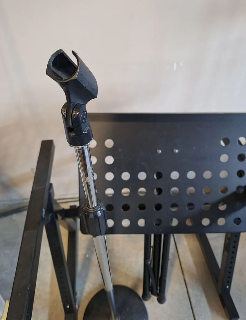 Music Stand, Microphone Stand, and Pair of Support Stands - image 4 of 5