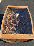 Unique Barrel Wood and Acrylic Display Coffee Table, Super Cool Piece! - thumbnail 6 of 6