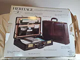 BRAND NEW Heritage Top Grain Leather Expandable Attache Case - thumbnail 2 of 5