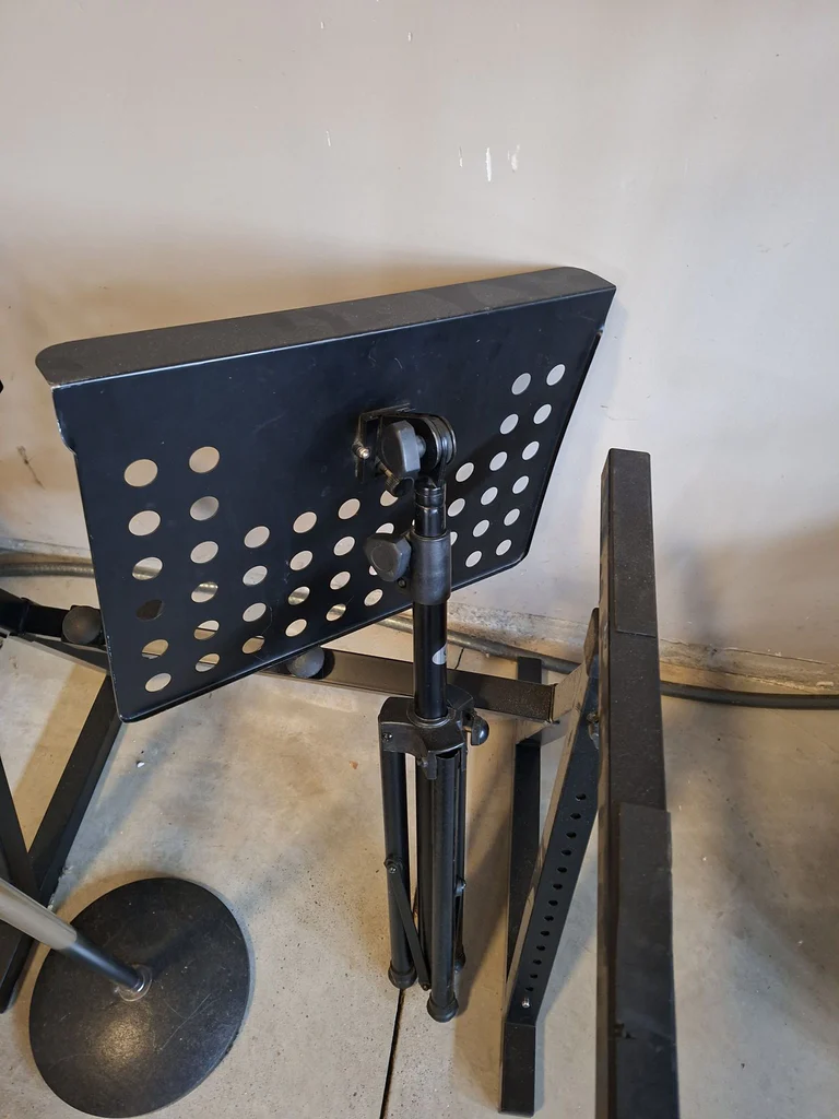 Music Stand, Microphone Stand, and Pair of Support Stands - image 5 of 5