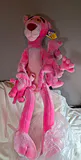 Vintage Dakin 1996 Pink Panther Plush Toys, 44" And 2 Smaller 1980s Plush Pink Panthers - thumbnail 1 of 8