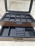 DECOREBAY Luxury Wooden Watch Display/Storage Box, IN Original Box Like New - thumbnail 7 of 7