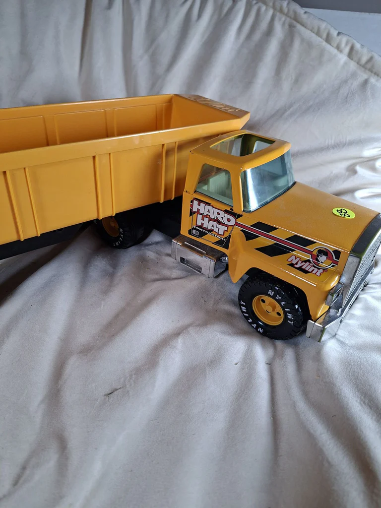 Nylint Hard Hat Toy Dump Truck and Trailer - image 2 of 8