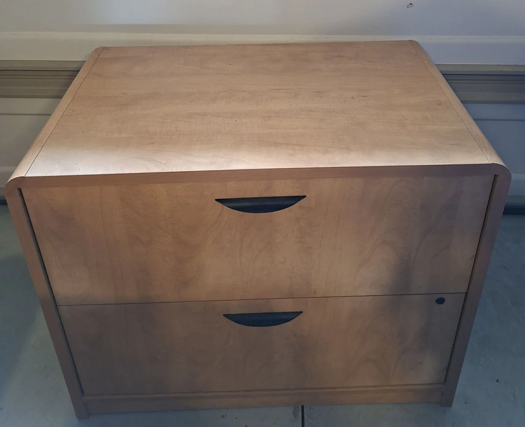 Two-Drawer Wood File Cabinet - image 1 of 5