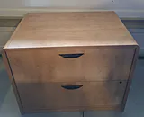 Two-Drawer Wood File Cabinet - thumbnail 1 of 5