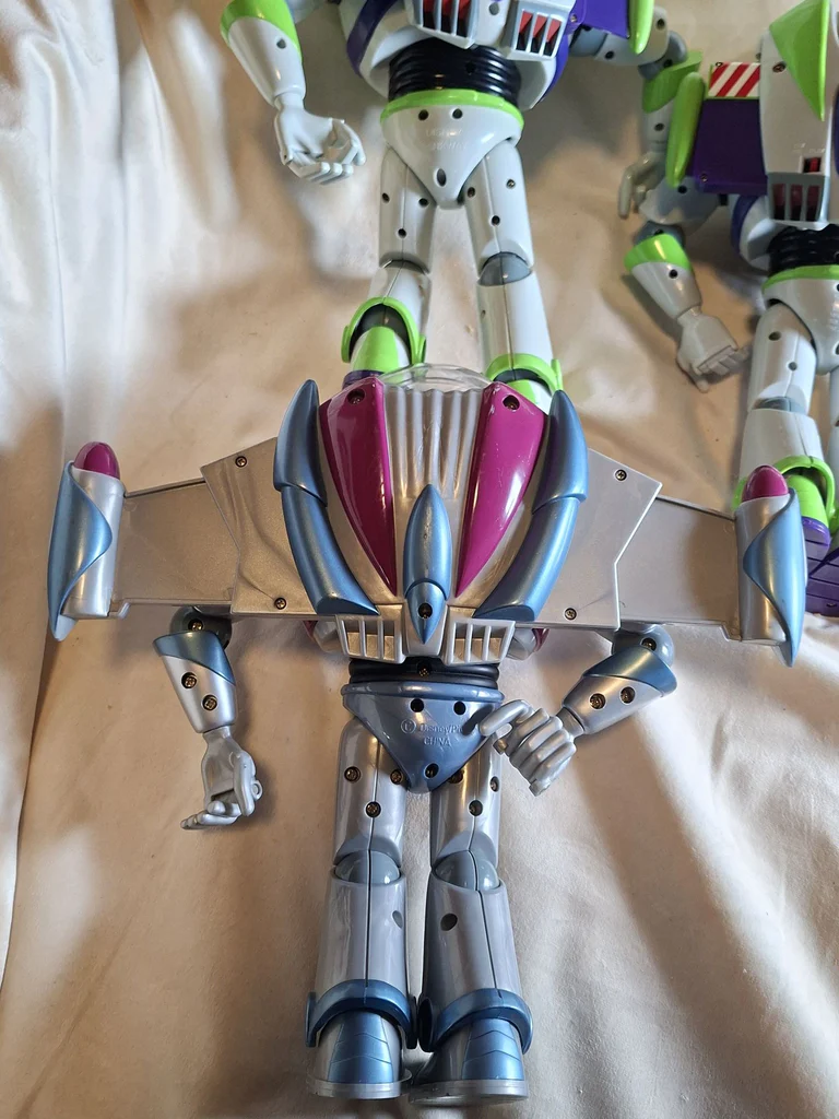Three Vintage Disney Buzz Lightyear Action Figures - image 8 of 8