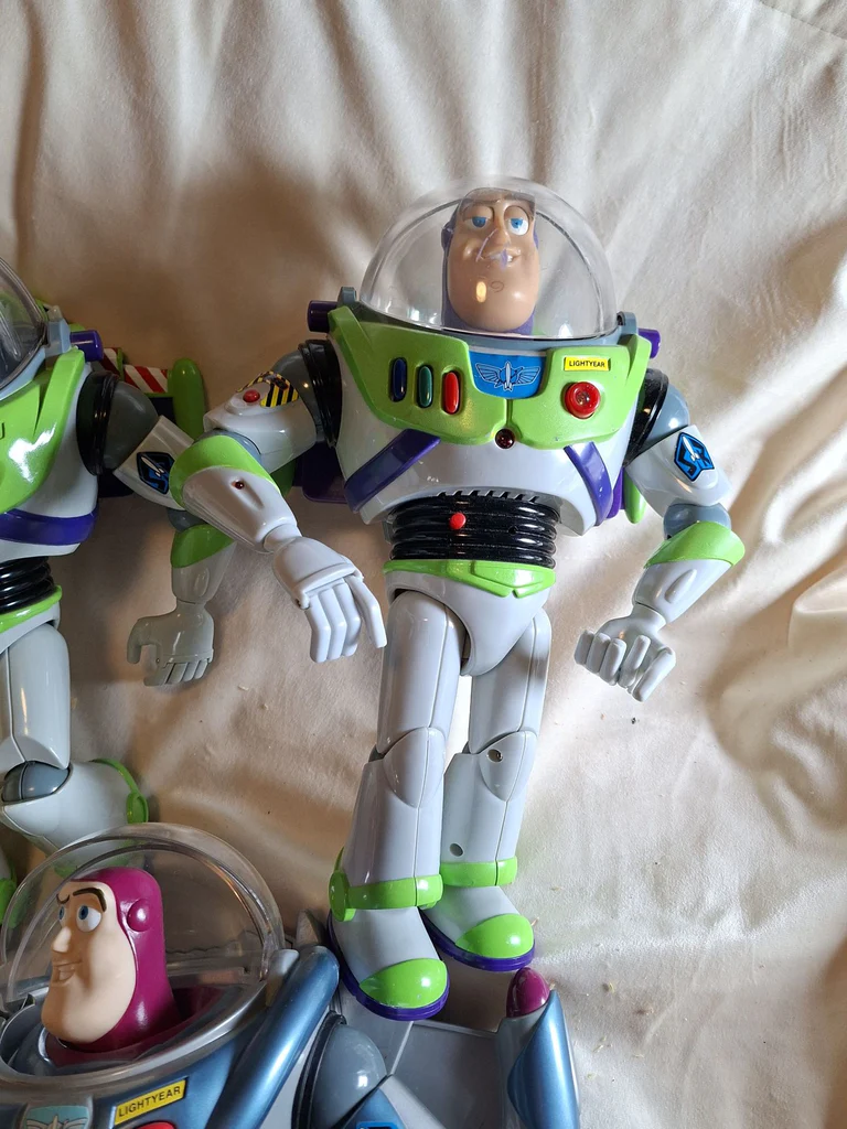 Three Vintage Disney Buzz Lightyear Action Figures - image 3 of 8