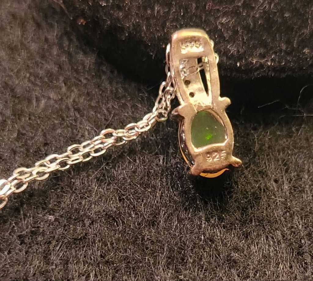 Vintage Sterling & Opal Jewlery Matching Set - image 4 of 8