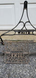 Antique White Cast Iron "Short" Sewing Base (#6) - thumbnail 3 of 4