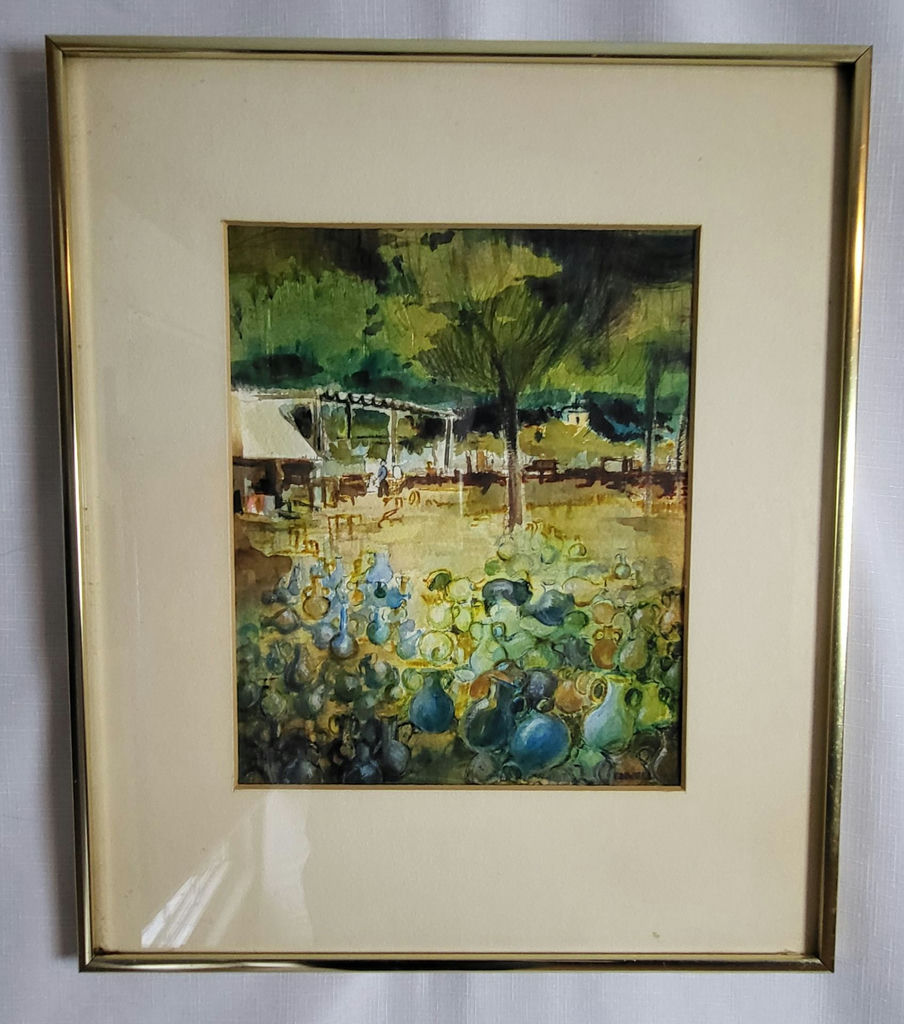 Framed Original Signed Art Piece - image 1 of 3