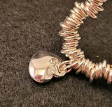 Tiffany .925 Silver Link Bracelet w/ Heart Charm - thumbnail 3 of 4