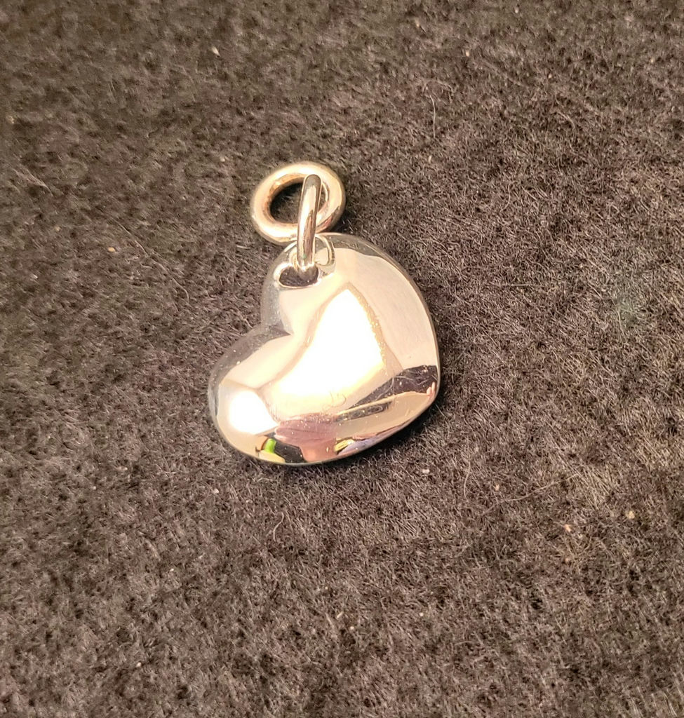 Tiffany .925 Silver Heart Charm - image 3 of 4